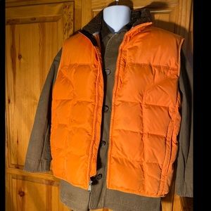 Vintage 90s GAP orange puffy vest